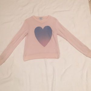 Girls pink long sleeve shirt